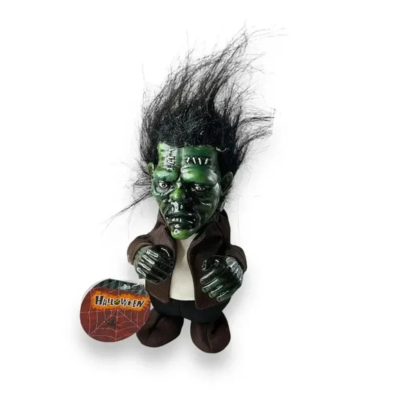 NEW Halloween Christmas GHOULISH WALKERS 8"  FRANKENSTEIN Figure Sound & Motion - Picture 1 of 9
